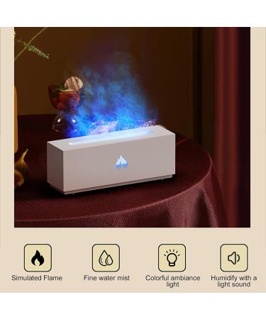 Buy Aroma Diffuser with 3D Fireplace Optics | Large Room Fragrance Spray & Mode Selection for Kids - White/Opulent Garden - Buy Online on GoSupps.com