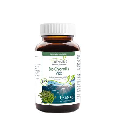 Cellavita Chlorella Vita Bio in a glass - 150g