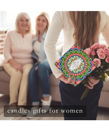Scented Candles Gift Set for Women - 4pcs Rose Lavender Vanilla & Jasmine Aromatherapy Candles for Home - Perfect Gift Idea - Buy Online on GoSupps.com