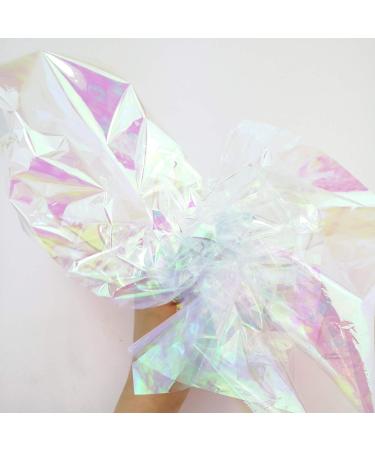 Iridescent Film Rainbow Cellophane - Opal White | Unique Colorful Packaging Material - Buy Online on GoSupps.com