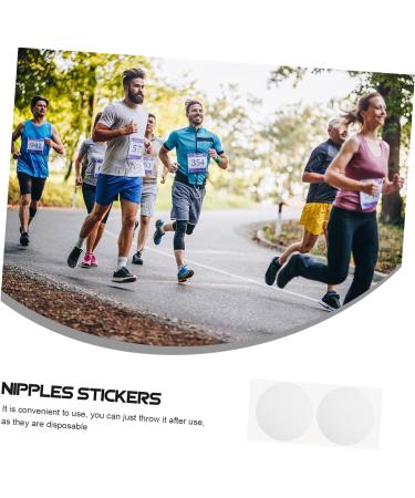 Plafope 50 Pair Men s Nipple Stickers - Disposable Breast Pads for Running - 3.5x3.5cm Male Nipple Protection Accessories - Buy Online on GoSupps.com
