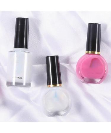 Quick Dry Nail Polish Nail Polish Overflow Gel Nail Polish Fingerprint Oil Overflow Tear Skin Care Paste Pink White Tasteless 15ml Top Coat And Base Coat Gel 7.00 ml (Pack of 1) B - Buy Online on GoSupps.com