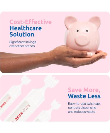 Resp-Ease 3% Saline Solution for Nebulizer and Moisturizing of The Airways - Sodium Chloride 3% for Nose, Nasal Cleanse for Adults and All Ages - 240ml / 8.12 fl oz - Buy Online on GoSupps.com