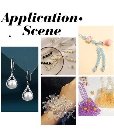 PandaHall 720pcs 8mm Round Glass Beads - 24 Colors Black Bracelet Beads for Jewelry Making - Halloween Eid Mubarak Ramadan Decoration - Buy Online on GoSupps.com