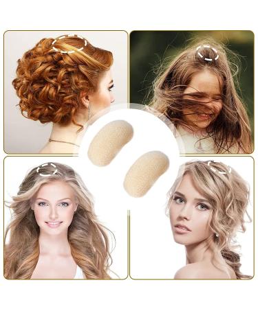 Kitjans 2 Pcs Volumizing Hair Comb Set - Bump It Up Combs & Styling Clips for Women and Girls (Beige) - Buy Online on GoSupps.com
