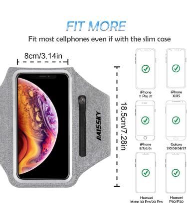 Universal Sports Phone Arm Band for iPhone & Samsung - Running Bracelet for Cell Phones Up to 6.9 - Buy Online on GoSupps.com