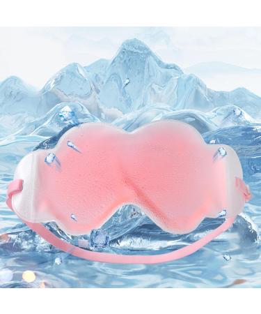 Cooling Eye Masque | Reusable Gel Eye Perfect Fit Sleeping Tool for Business Trip Travel Home and Car Pink - Buy Online on GoSupps.com