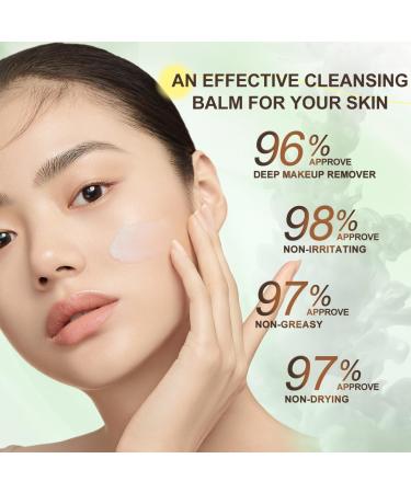 SACE LADY Face Cleansing Balm - Non-Greasy Makeup Remover & Hydrating Skin Solution | Natural Melting Balm for Gentle Face Eye & Lip Makeup Removal (1.41Oz) - International Shipping Available - Buy Online on GoSupps.com