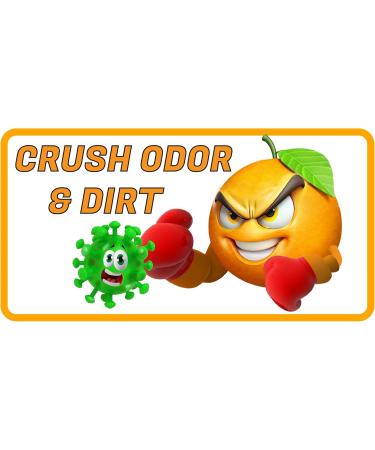 X-O Orange Crush Odor Eliminator | Natural Citrus Essential Oils | Effective on Carpet Floors & Furniture | Pet Odor Neutralizer (2oz - Buy Online on GoSupps.com