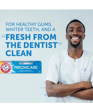 Arm & Hammer Peroxicare Toothpaste 6oz (4-Pack) - Clean Mint, Gum Health Boost - Buy Online on GoSupps.com