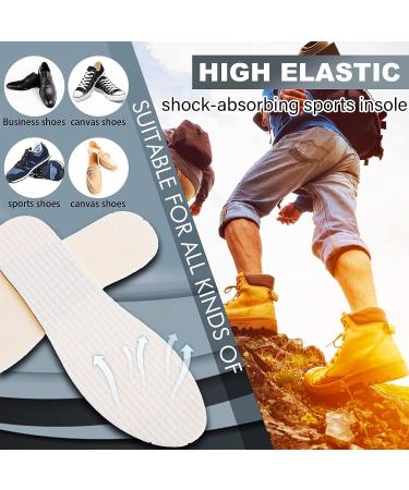 WLLHYF Memory Foam Insoles - Super Soft Shock Absorption Inserts for Men and Women - Relieve Foot Pain - Size 44-45 - Buy Online on GoSupps.com