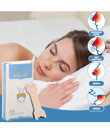 Pack of 10 Anti-Snoring Nose Strips for Healthy Sleep - Nonwoven Snore Stopper - Breathe Better, Stop Snoring - Buy Online on GoSupps.com