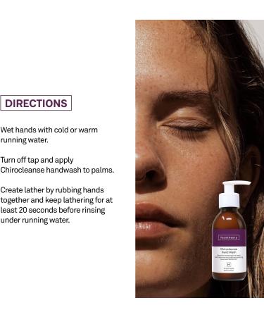 facetheory Chirocleanse Hand Wash H2 - Natural Hand Soap Formulated with Aloe Vera and PENTAVITIN Sensitive Hand Wash Vegan & Cruelty-Free Made in UK | 200ml - Buy Online on GoSupps.com