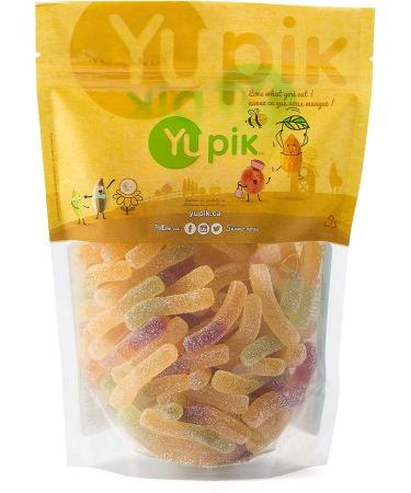 Yupik Organic Gummy Fruit Fries 500 g 6 Count Gluten-Free Sugary Coating Natural Colors & Flavors Soft & Chewy Gummies Sweet Candy Delicious Snack Ideal for Gifting & Holidays 3 kg