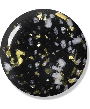 Bluesky Gel Nail Polish No Wipe Flower Top Coat Clear with Gold and White flakes Glossy Finish 10ml (Requires curing under UV/LED Lamp) Flower Gloss - Buy Online on GoSupps.com