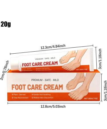 Dry Foot Cream Moisturizing and Softening Cream Corn Remover for Dry Heels | for Cracked Feet Dead Skin Knees Elbows Body Night Day Travel Winter Men and Women - Buy Online on GoSupps.com