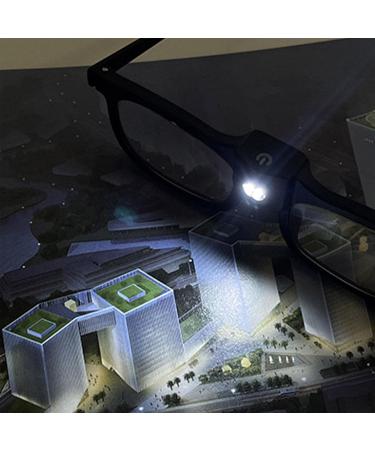 LED Reading Glasses 1.8X - Lightweight Adjustable Reading Glasses with Light for Men & Women | 250 Degrees - Buy Online on GoSupps.com