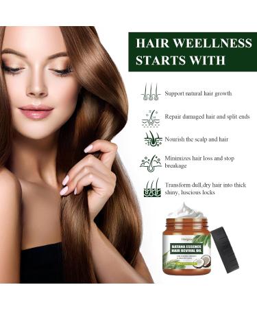 Batana Oil for Healthier Thicker and Fuller Hair New Version Batana Oil 100% Natural Ingredients Batana Oil Suitable for All Hair Types - Buy Online on GoSupps.com