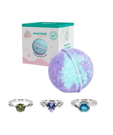 Bubbly Belle Essentials Bath Bombs 5oz  Adjustable Ring  Lavender