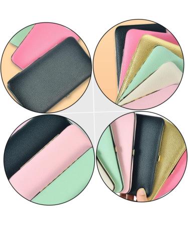 Fomiyes Pink Tweezers Storage Box Case | Eyebrow Tool Organizer | Leather Makeup Container 18x9.8cm | Protective Wimper Box - Buy Online on GoSupps.com