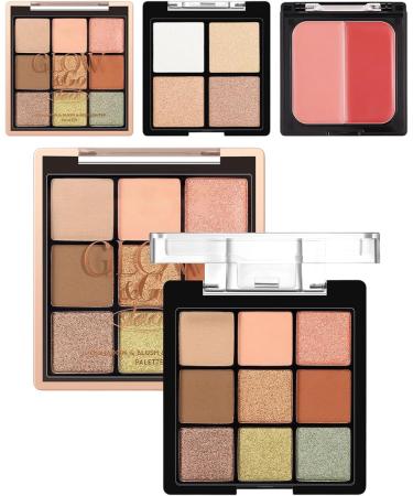 Palette de Maquillage | Maquillage Palette Paupi res Blush Highlighter | Cosm tiques Visage Yeux Doux Finition Mat pour Peau Mature Femme Adulte # 02 - Buy Online on GoSupps.com