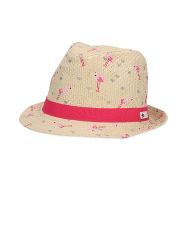 Sterntaler girls children's straw hat flamingo hat 45 sand