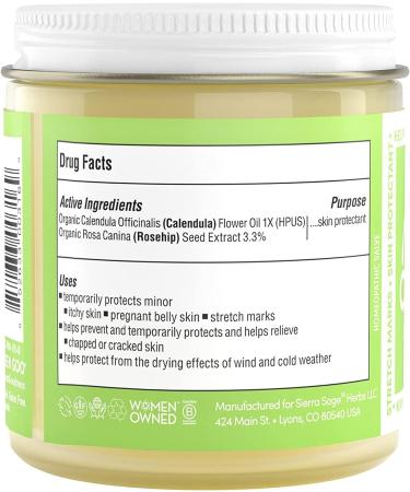 Green Goo Natural Pregnancy Stretch Mark Cream - Belly Balm for Stretch Mark Removal (4 oz) - Buy Online on GoSupps.com