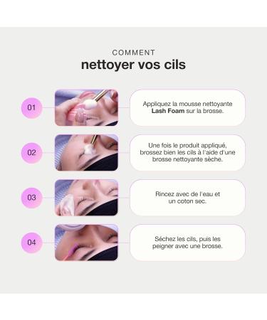 Curacoro 60ML Shampoing pour extensions de cils (Parfum Rose) - mousse nettoyante pour peau sensible limine le maquillage waterproof pour usage professionnel et domestique. Lash Shampoo (60ML Rose Scented) - Buy Online on GoSupps.com