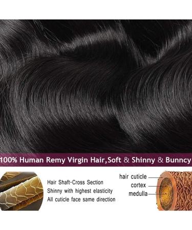 18 Inch Brazilian Body Wave Bundle - 10A Grade Virgin Human Hair - Double Machin Weft - Unprocessed Brazilian Hair - Single Bundle - Buy Online on GoSupps.com