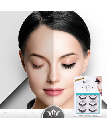 Natural Self-Adhesive False Eyelashes - Pre-Glued Falsies for a Beautiful Face - Buy Online on GoSupps.com