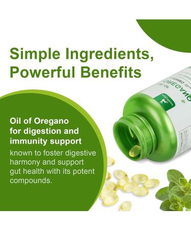 Oil of Oregano with Black Seed Oil 2 in 1 Oregano Oil Supplement Nature with Live High Concentrated Carvacrol & Thymoquinone for Antioxidant & Immune Support Non-GMO 60 Softgels 60 Count (Pack of 1) - Buy Online on GoSupps.com