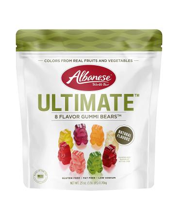 Albanese Ultimate 8 Flavor Gummi Bears - 25 oz Bag - Buy Online on GoSupps.com