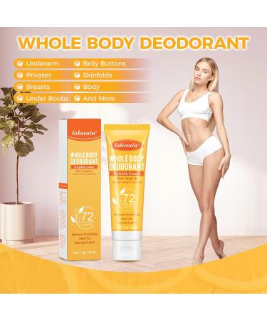 Whole Body Deodorant for Women Luxsea Aluminum Free Deodorant Lotion for Men Armpit Deodorant Cream for 72 Hour Odor Control Clean Tangerine Deodorant Antiperspirant Clear Gel Baking Soda Free - Buy Online on GoSupps.com