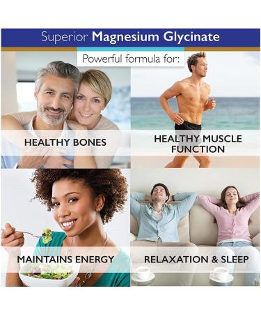 Superior Labs Magnesium Glycinate 1250mg - 120 Veg Capsules - Essential Mineral for Energy, Bone Health, Muscle Function, Relaxation & Sleep - Buy Online on GoSupps.com