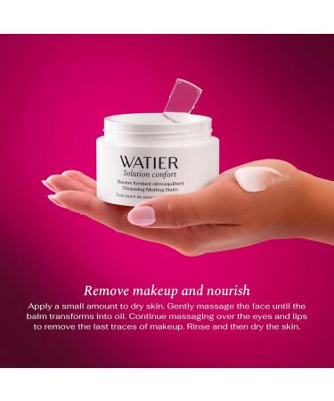 Watier Solution Confort Cleansing Melting Balm Cleanser & Makeup Remover Cleanses Nourishes & Protects with Canadian Cranberries & Vitamin E Vegan Paraben-Free 100 mL - Buy Online on GoSupps.com