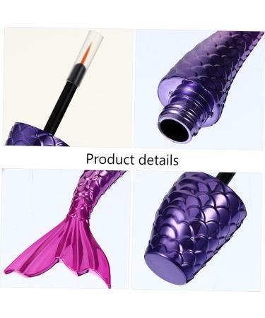 POPETPOP 2pi ces Tube Eyeliner Adorable Mer Contenants Vides R utilisables Pour Maquillage Pour Eyeliner Et Vernis Sans Fuite Faciles Remplir 10.5X3.5X2CM comme indiqu 2 - Buy Online on GoSupps.com