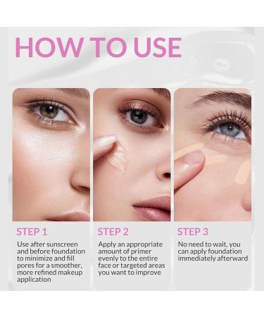 Convenient Smoothing Face Gel That Locks Into Makeup - Naturally Moisturizing Primer for Different Skin Tones - 10ml - Buy Online on GoSupps.com