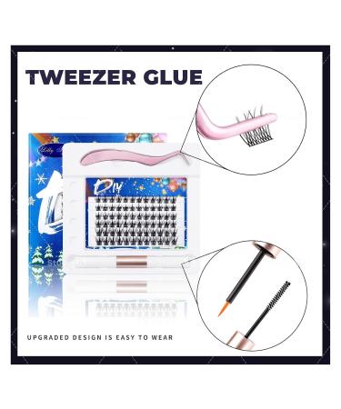 False Eyelashes Set & Mascara Glue for Beginners - Reusable 7-Piece Kit | International Shipping Available - Buy Online on GoSupps.com