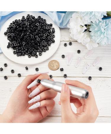 OLYCRAFT 100Pcs Black Nail Drill Bits Caps - 3mm Dust Proof Protector for Electric Nail Files - Nail Art Tools Dust Cover - 7.5x4.5mm Plastic Caps - Buy Online on GoSupps.com