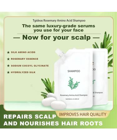 Rosemary Biotin Shampoo Hair Growth Shampoo For Women And Men Refreshing Smooth & Shiny Hair2PCS - Buy Online on GoSupps.com