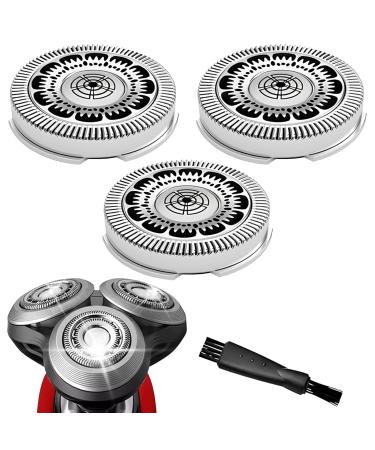 SH90 Replacement Heads Compatible with Philips norelco Series 9000(S9xxx) 8000(S8xxx) Electric Razor Shaver Sh90 Blades for Norelco Razor 9000 Replace Blades 3Pcs