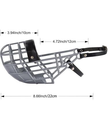 Don Pare Muzzle Model 101 in Silver - Ideal for Freewheel Kennel & Dog Racing - Amathings - Buy Online on GoSupps.com