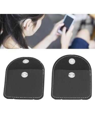 Travel Storage Bag for Hearing Aids - 2 Piece Dust-Proof Organizer Wallet for Listening Amplifiers - Black Portable Pocket - Buy Online on GoSupps.com