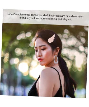 Didiseaon 2 Pairs Angel Wings Hairpin Angel Wings Headdress Women Hairpins Decorative Hairpins Plush Hairpins Girl Hairpins Lovely Hair Clips Plush Hair Clips Festival Headwear - Buy Online on GoSupps.com