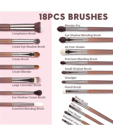 Professional Makeup Brush Set - Kabuki Blush Concealer & Beauty Sponges for Flawless Application | International Shipping - Buy Online on GoSupps.com