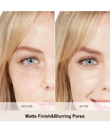 Pressed Powder Primer Matte Translucent Fixing Powder 10g Durable Light Portable Compact Translucent Fixing Powder for Long Lasting Makeup Anulely Transparent Color - Buy Online on GoSupps.com