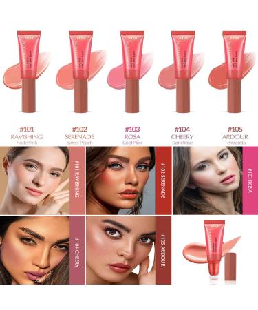 3 Colors Liquid Blush Makeup Wand | Long Lasting Dewy Finish | Weightless Blendable Formula | Soft Cushion Applicator | Cheeks Tint for Natural Glow - Buy Online on GoSupps.com