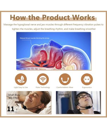 Smart Electric Anti-Snoring Device for Better Sleep - Laryngeal Pulse Technology - Buy Online on GoSupps.com