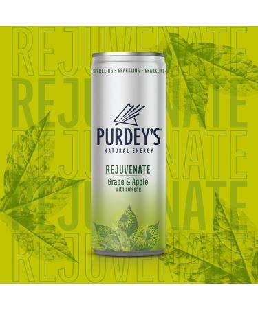Purdey s Rejuvenate Natural Energy Drink 12 x 250 ml Cans - Buy Online on GoSupps.com