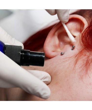 BodyJ4You Piercing Aftercare Saline Cleanser Spray - Case of 24x60ml | Natural Care Treatment Solution with Tea Tree, Aloe, and Sea Salt - Buy Online on GoSupps.com